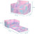 Hisevxus Cozee 2-in-1 Convertible Sofa To Lounger - Comfy Flip Open Couch/sleeper For Kids