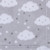 Little Love By Nojo Super Soft Gray And White Cloud Plush Baby Blanket