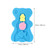 Hemoton Baby Bath Sponge Support Infant Bath Cushion Comfy Skid Proof Bathing Mat