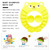 Tureclos Baby Shower Hat Bathing Visor Cap Baby Hair Washing Waterproof Eva Shower Cap Cartoon Design Type 1