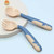 Opolski 1set Food Grade Baby Spoon Food Grade High Toughness Pp Bendable Baby Spoon Fork With Storage Box Set For Home