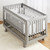 Baby Mesh Crib Liner, Classic, Four-sided Slatted And Solid Back Cribs, Anti-bumper