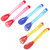 Toddler Utensils Spoons And Forks Baby Infant Spoons Bpa Free Baby Heat Sensitive Spoon Kit Encourages Self-feeding