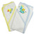 Bambini Infant Hooded Bath Towel, Bear & Duck, 2 Pack