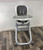 Open Box Ingenuity Smartclean Trio Elite 3-in-1 High Chair, Slate