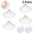 2 Pairs Contact Nipple Shield, Nippleshield For Breastfeeding With Latch Difficulties Or Flat Or Inverted Nipples