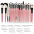 15/22pcs Makeup Brushes Set Foundation Brush Eyeshaow Brush Blush Brush Highlighter Brush Kit, Great Choice And Gift.