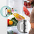 Child Safety Door Locks, Weguard 2 Pack Adhesive Baby Proof Cabinet Locks And Refrigerator Fridge Freezer Door Lock For Toddler Kids, Drawer Latches For Doors No Drill