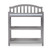 Baby Crib With Changing Table And 4 Drawer Dresser Chest Set In Gray