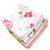 Velocity 8pcs/set Kids Bibs Cute Cartoon Print Toddler Kids Waterproof Saliva Towel Cotton Infant Burp Cloths Feeding