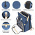 Baby Diaper Bag Backpack With Changing Station For Boy Girl,portable Bassinets With Usb Charging Port, Multifunction Waterproof Travel Back Pack , Dad Mom Travel Large Blue Diaper Bags