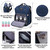 Baby Diaper Bag Backpack With Changing Station For Boy Girl,portable Bassinets With Usb Charging Port, Multifunction Waterproof Travel Back Pack , Dad Mom Travel Large Blue Diaper Bags