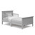 Graco Bailey Wood Single Toddler Bed, Guardrails Included Pebble Gray