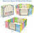Infans Baby Playpen, 14-panel Foldable Kids Safety Activity Center Playard With Locking Gate, Non-slip Rubber Bases, Adjustable Shape, Portable Design For Indoor Outdoor Use (colorful)