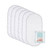 Tillyou 6pk Larger Softer Changing Pad Liners Waterproof, 27" X 13" Washable Reusable Changing Table Cover Liners Double Layers, 100% Cotton Flannel Surface, 6 Count