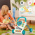 Gymax Baby Walker Sit-to-stand Learning Walker W/ Projection Music Wand Blue