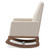 Baxton Studio Yashiya Mid-century Retro Modern Rocking Chair