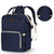 Gimars Adjustable Shoulder Strap Large Capacity Waterproof Backpack Diaper Bags, Blue