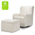 Carter's By Davinci  Adrian Swivel Glider With Storage Ottoman In Ivory Boucle
