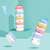 Lovebay 0-8t Portable Baby Food Storage Box Milk Powder Formula Dispenser Food Container Storage 4 Grid Feeding Boxes For Baby Kids Toddler (pink)