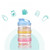 Lovebay 0-8t Portable Baby Food Storage Box Milk Powder Formula Dispenser Food Container Storage 4 Grid Feeding Boxes For Baby Kids Toddler (pink)