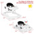 Babyjoy 2-in-1 Foldable Baby Walker W/ Adjustable Heights & Music Player & Lights White