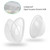 Etoshopy Breastmilk Storage Bags For Breastfeeding Moms,soft Flexible Silicone Breast Shells,1pair