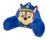 Paw Patrol 14 In X 16.75 In Blue/brown Polyester Floor Pillow