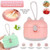 Lngoor Baby Milk Powder Formula Dispenser Portable Non-spill Smart Baby Feeding Travel Storage Container With Scoop For Travel Bedroom Outdoor Activities For Baby Infant