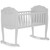 Slumber Baby Jasmine Cradle In Platinum