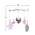 Topumt Baby Crib Mobile With Hanging Rotating Toys,infant Bed Decoration For Newborn Boys And Girls