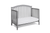 Afg Baby Furniture Kali Ii 4-in-1 Convertible Crib Gray