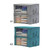 2 Pcs Non-woven Foldable Storage Bag Organizers Dust-proof For Clothes Quilts
