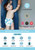 Charlie Banana - 3 Diapers 6 Inserts One Size Hybrid Aio, Florida Safari Blue