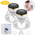 Ifanze Hands-free Breast Pump Wearable Electric Breast Pumps Touch Pane 3 Modes And 9 Levels Adjustment Lcd Display Rechargeable Powered Wireless Portable Breast Pump 24 Mm 2pack J2