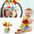 Color Label Bug Bed Around Stroller Pendant Baby Comfort Plush Toy Bed Bell Rattle(multi-color)