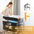 Gymax Height Adjustable Baby Changing Table Portable Newborn Nursery Organizer With Wheel