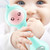 Hevirgo Shaking Toy Bite-resistant Cartoon Rabbit Shape Portable Music Light Teether Toy For Baby