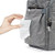 Soho Backpack Diaper Bag, Kenneth, Gray, 6 Piece Set
