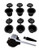 Nespresso Capsules Refillable - Reusable Coffee Pods For Nespresso Cups - Originalline Compatible - Pack Of 6