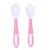 Valseel Baby Cutlery Easy Grip Heat-resistant Twistable Self Feeding Learning Spoon Fork