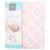 Kushies Bassinet Fitted Flannel Sheet, Lattice Pink