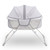 Delta Children 2284 Ez Fold Ultra Compact Travel Newborn Bassinet, Inner Circle