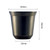 Windfall Coffee Cup Stainless Steel Espresso Cups Double Wall Thermally Insulated Capsule Coffee Mug