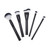 Candie Couture Professional Cosmetic Face Brush Set 5pc