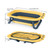 Folding Baby Bath - Portable Baby Bathtub Newborn To Toddler - Baby Bathtub For Girls And Boys, Yellow