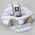 Hugaboo Infant Sitting Chair - Blue N' Yellow Fleece