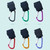 Bueautybox Universal Alloy Pram Hooks Diaper Shopping Bag Clip Carabiner Stroller Hooks Clip Pram Pushchair Grocery Or Shopping And Plastic Bags Holder