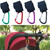 Bueautybox Universal Alloy Pram Hooks Diaper Shopping Bag Clip Carabiner Stroller Hooks Clip Pram Pushchair Grocery Or Shopping And Plastic Bags Holder