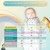 Baby Swaddle Blankets Wraps For Newborn Boy And Girl, 0-3 Months, Small/medium, Aqua/grey